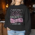 Mother In Law From Daughter In Law World Greatest Women Sweatshirt Funny Gifts