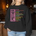 Mother Meaning I Love Mom Women Sweatshirt Funny Gifts