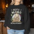 Muttertag Beste Mama Schlaf Mutter Faultier Mit Kind Sweatshirt Frauen Lustige Geschenke