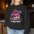 National Women's History Month 2024 Girl Power For Women Women Sweatshirt Funny Gifts