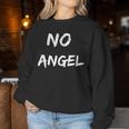 No Angel Girls Sweatshirt Frauen Lustige Geschenke