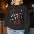 Nurse Cute Doctor er Angel On Earth Nurse Women Sweatshirt Unique Gifts