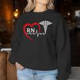 Nurses Day Caduceus Nurse Week 2023 Heartbeat Medical Rn Women Sweatshirt Unique Gifts