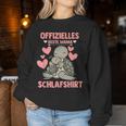 Offizielles Beste Mama Schlaf Schildkröte Muttertag Mom Sweatshirt Frauen Lustige Geschenke