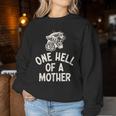 One Hell Of A Mother Vintage Mommy Mom Tiger Mother's Day Women Sweatshirt Personalized Gifts