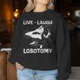 Opossum Live Love Lobotomy Possum Street Trash Cat Women Women Sweatshirt Personalized Gifts