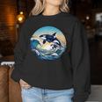 Orca Whale Squad Family Sea Animal Wildlife Boys & Girls Women Sweatshirt Unique Gifts