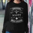 Original Irish Legend Scott Irish Family Name Women Sweatshirt Funny Gifts