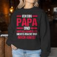 Papa Und Notfallsanitäter Notfallsanitäter Papa Sweatshirt Frauen Lustige Geschenke