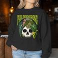 Philodendron House Plant Lover Skull Aroids Head Planter Women Sweatshirt Unique Gifts