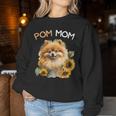 Pomeranian Mom Pom Dog Mama Women Sweatshirt Unique Gifts