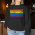 Pride Rainbow Flag Lgbt Gay Lesbian Vintage Women Sweatshirt Unique Gifts