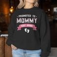 Promoted To Mommy Est 2024 New Mom First Mommy Women Sweatshirt Unique Gifts