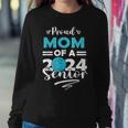 Proud Mom Of A 2024 Senior Graduate Senior Bowling Women Sweatshirt Unique Gifts