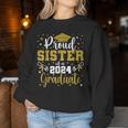 Proud Sister Of A Class Of 2024 Graduate Senior Graduation Women Sweatshirt Unique Gifts