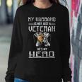 Proud Wife Of A Veteran Us Veteran's Wife Mother's Day Women Sweatshirt Unique Gifts
