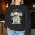 Pug Vintage Winter Is Coming Idea Women Sweatshirt Unique Gifts