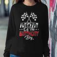Race Car Mom Of The Birthday Boy Racing Family Pit Crew Women Sweatshirt Unique Gifts