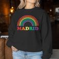 Rainbow Pride Gay Lgbt Parade Madrid Women Sweatshirt Unique Gifts