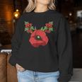 Red Poppies Floral Vintage Poppy Flowers Women Sweatshirt Unique Gifts