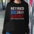 Retired 2024 Decoration Retirement Women Sweatshirt Unique Gifts