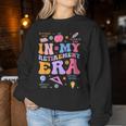 In My Retirement Era Retro Groovy Retired Teacher Women Women Sweatshirt Funny Gifts