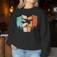 Retro Airplane Landscape Pilot Aviation Women Women Sweatshirt Unique Gifts