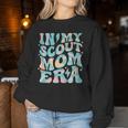 Retro Groovy In My Scout Mom Era Mother's Day Women Sweatshirt Unique Gifts