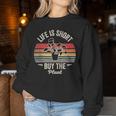 Retro Vintage Plant Lover Life Is Short Buy The Plant Women Sweatshirt Funny Gifts