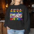 You Are Safe With Me Rainbow Gay Transgender Lgbt Pride Women Sweatshirt Unique Gifts