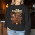 Sagittarius Queen I Am Stronger Birthday Black Women Women Sweatshirt Unique Gifts