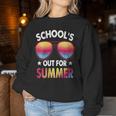 School's Out For Summer Happy Last Day Of School Teachers Women Sweatshirt Unique Gifts