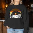 Schwuler Beefy Daddy Georgia Lgbtq Regenbogen Schwuler Papa Bear Pride Sweatshirt Frauen Lustige Geschenke