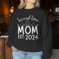 Second Time Mom Pregnancy Mother's Day Soon To Be Mom Women Sweatshirt Personalized Gifts