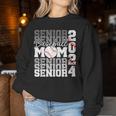 Senior Mom 2024 Baseball Class Of 2024 Graduation 2024 Women Sweatshirt Unique Gifts