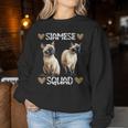 Siamese Squad Siamese Cat Lover Mother's Day Women Sweatshirt Unique Gifts