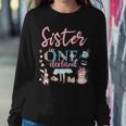 Sister Of The 1St Birthday Girl Sister In Onderland Family Women Sweatshirt Unique Gifts