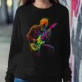 Skeleton Graphic Playing Guitar Rock Band For Women Women Sweatshirt Unique Gifts