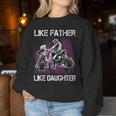 Snowmobile Father And DaughterGirls Snowcross Women Sweatshirt Unique Gifts