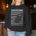 Soccer Mom Ball Mom Nutritional Facts 2021 Women Sweatshirt Unique Gifts