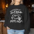 Somebody's Feral Moto Mom Women Sweatshirt Funny Gifts