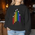 Spaceship Lgbt Flag Gay Pride Month Transgender Rainbow Women Sweatshirt Unique Gifts