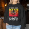 My Spirit Animal Is An Octopus Retro Vintage Women Sweatshirt Unique Gifts