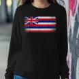 State Of Hawaii Hawaiian Flag Retro Vintage Women Women Sweatshirt Unique Gifts