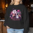 Stay Trashy Raccoon And Opossum Meme Sarcastic Women Sweatshirt Unique Gifts