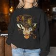 Steampunk Gear Giraffe Mechanical Animal Giraffe Lover Women Sweatshirt Unique Gifts