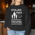 Stolzer Papa Zwei Töchter Girls' Sweatshirt Frauen Lustige Geschenke