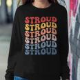 Stroud City Groovy Retro Women Sweatshirt Unique Gifts