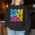 Subtle Pansexual Flower Floral Pan Pride Month Lgbtq Plant Women Sweatshirt Unique Gifts