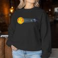 Sun-Moon-Earth 40824 Total Solar Eclipse 2024 Men Women Sweatshirt Unique Gifts